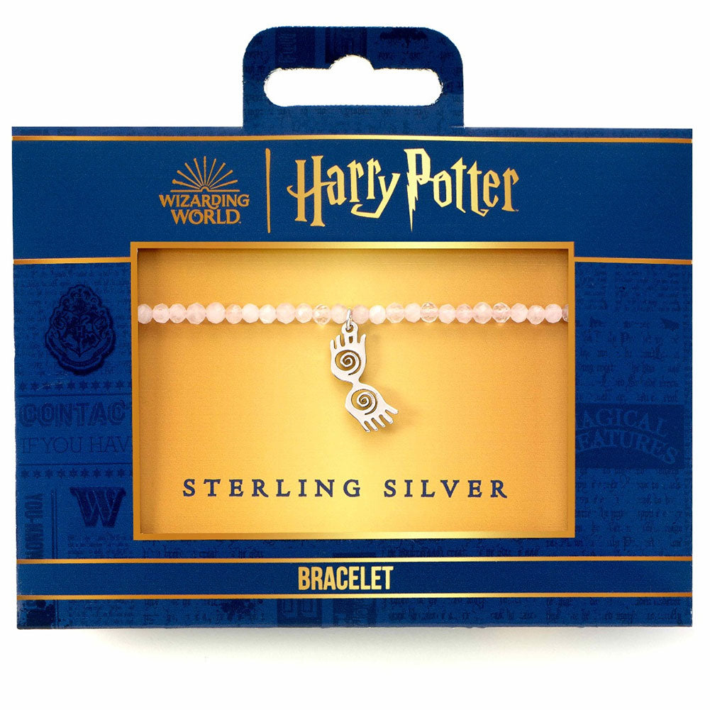 Harry Potter Stone Bracelet With Sterling Silver Charm Luna Glasses: 2 - Bracelets By Harry Potter