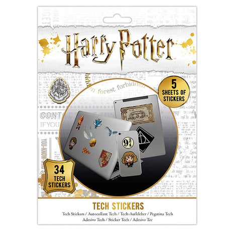 Harry Potter Tech Stickers: 5 Stickers By Harry Potter