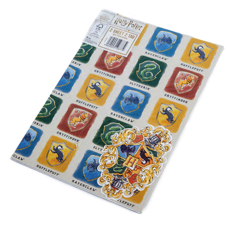 Harry Potter Watercolour Gift Wrap: 5 Gift Wrap & Bags By Harry Potter