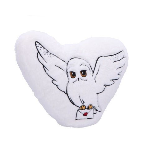 Harry Potter White Fluffy Hedwig Owl Cushion: 5 - Cushions By Harry Potter