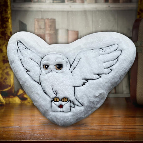 Harry Potter White Fluffy Hedwig Owl Cushion: 1 - Cushions By Harry Potter