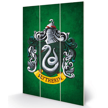 Harry Potter Slytherin Wood Print: 1 - Wall Art By Harry Potter