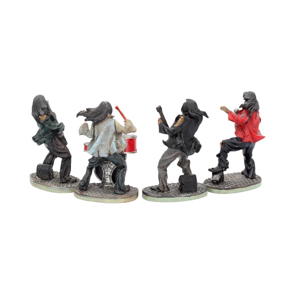 One Hell of a Band Figurine Set Drummer Bassist Guitarist Vocalist Ornament Set: 5 - Figures & Collectables By Gift