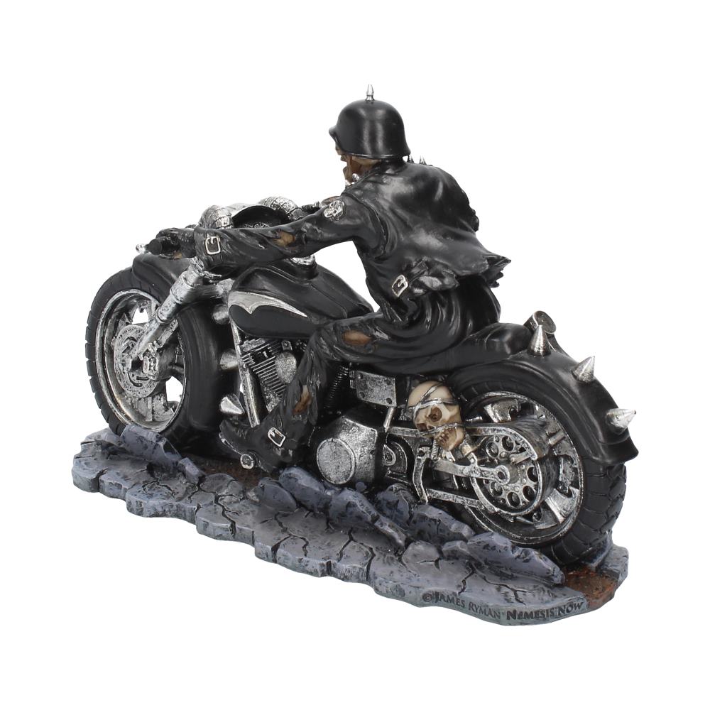 Hell on the Highway Skeleton Motorbike Ornament Figurine by James Ryman: 5 - Figurines Medium (15-29cm) By James Ryman