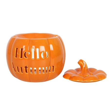 Hello Autumn Pumpkin Oil Burner: 3 - Oil & Wax Burners By Gift Moments