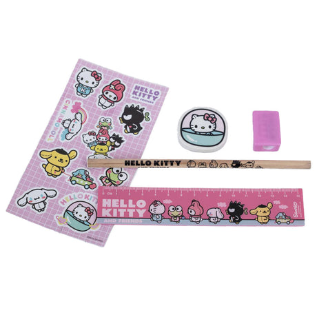 Hello Kitty 6-Piece Stationery Set: 1 - Stationery By Hello Kitty