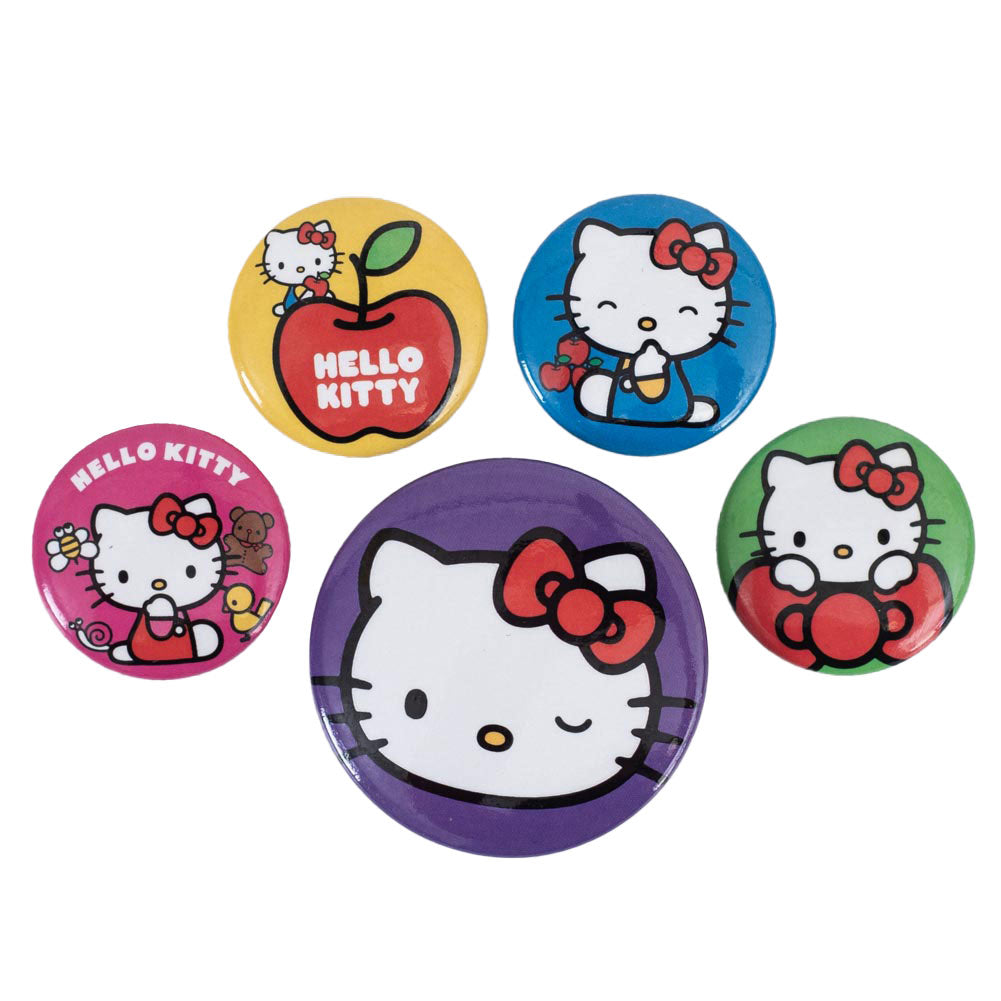 Hello Kitty Button Badge Set: 1 - Badges By Hello Kitty