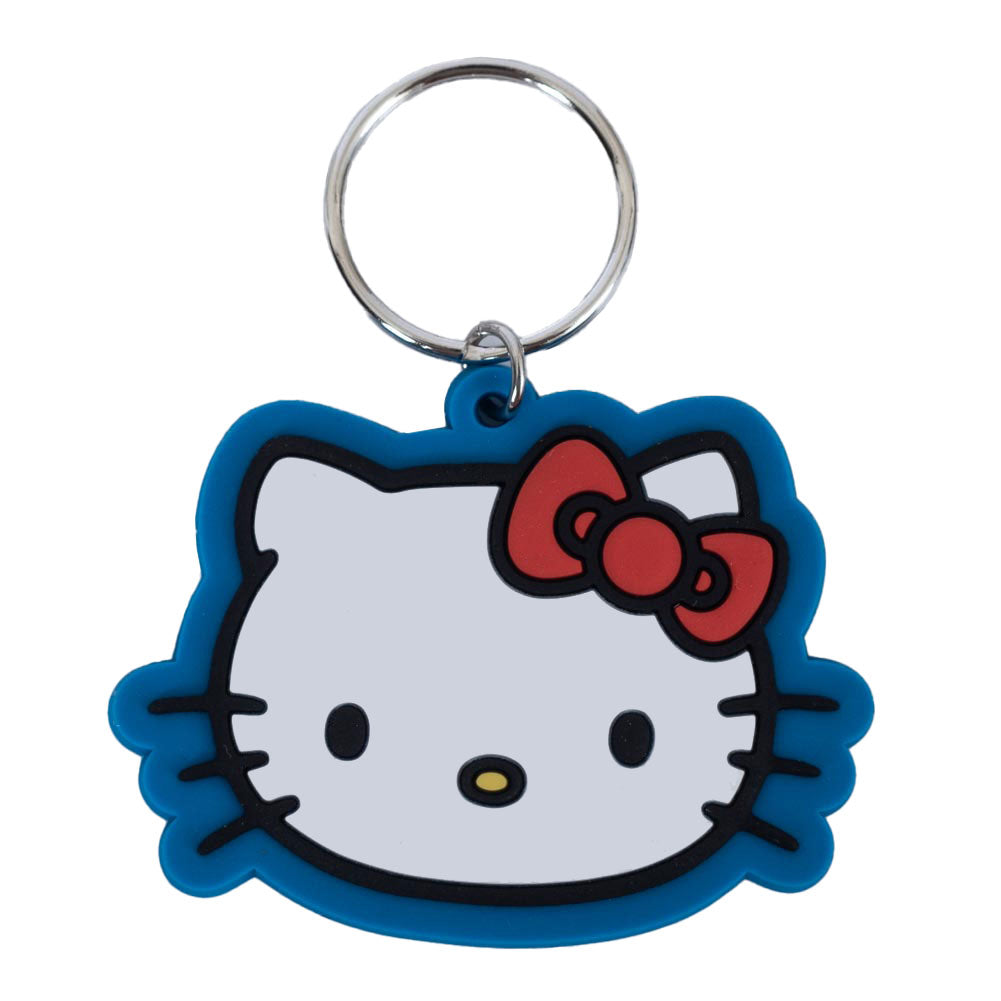 Hello Kitty Face PVC Keyring - Shop Keyrings At Gift Moments - 1