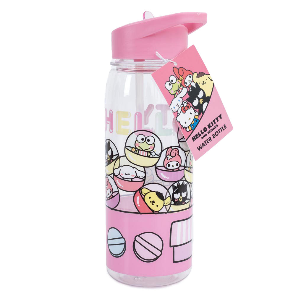 Hello Kitty Flip Top Drinks Bottle: 3 - Water Bottles By Hello Kitty
