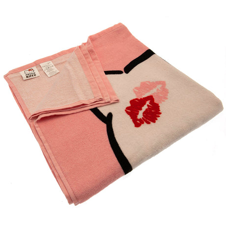 Hello Kitty Pink Velour Beach Towel: 2 - Towels By Hello Kitty