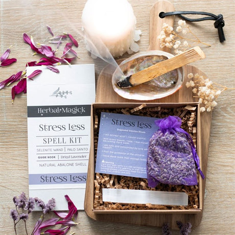 Herbal Magick Stress Less Spell Kit: 1 - By Gift Moments