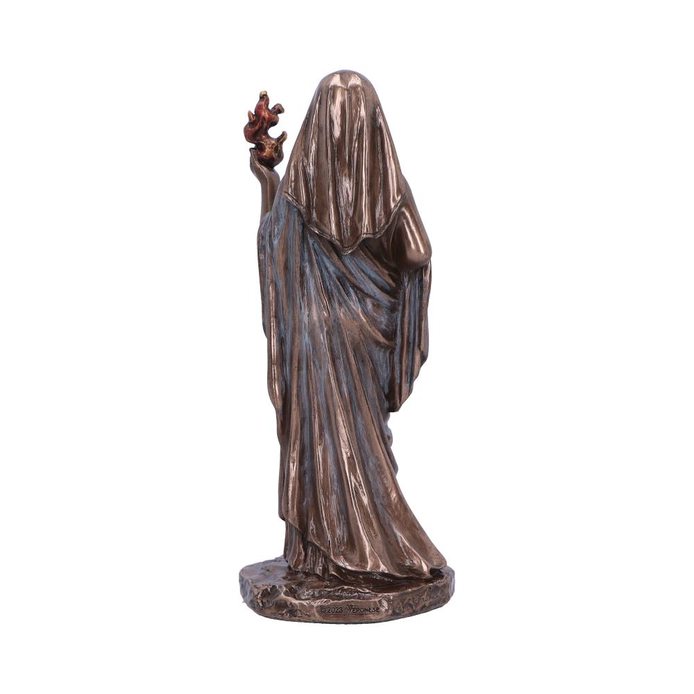 Hestia Goddess of Home and Hearth Bronze Figurine: 4 - Figures & Collectables By Gift Moments