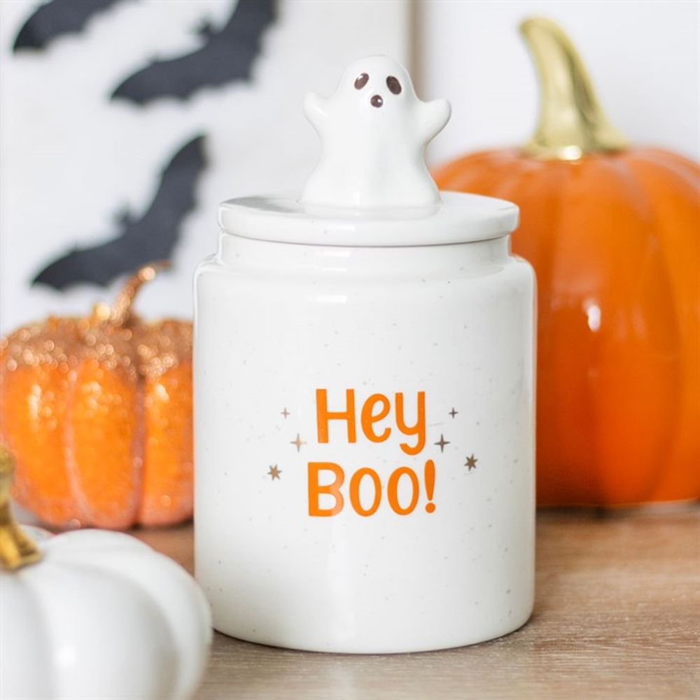 Hey Boo Ghost Storage Jar: 1 - Storage By Gift Moments