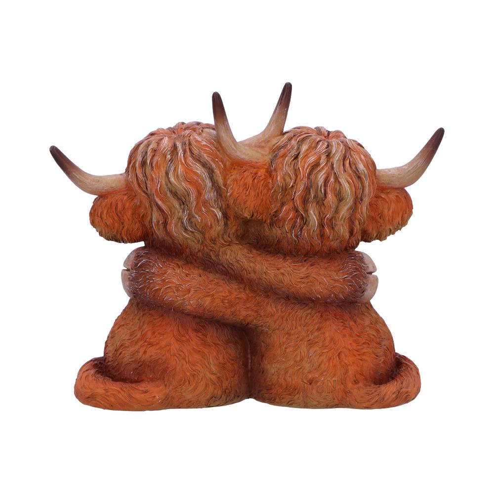 Highland Cow Hug Figurine: 4 - Figures & Collectables By NN Designs