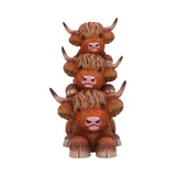 Highland Cow Totem Figurine: 2 - Figures & Collectables By NN Designs