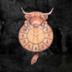 Highland Tickin’ Cow Pendulum Clock - Shop Clocks At Gift Moments - 1