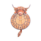 Highland Tickin’ Cow Pendulum Clock - Shop Clocks At Gift Moments - 2