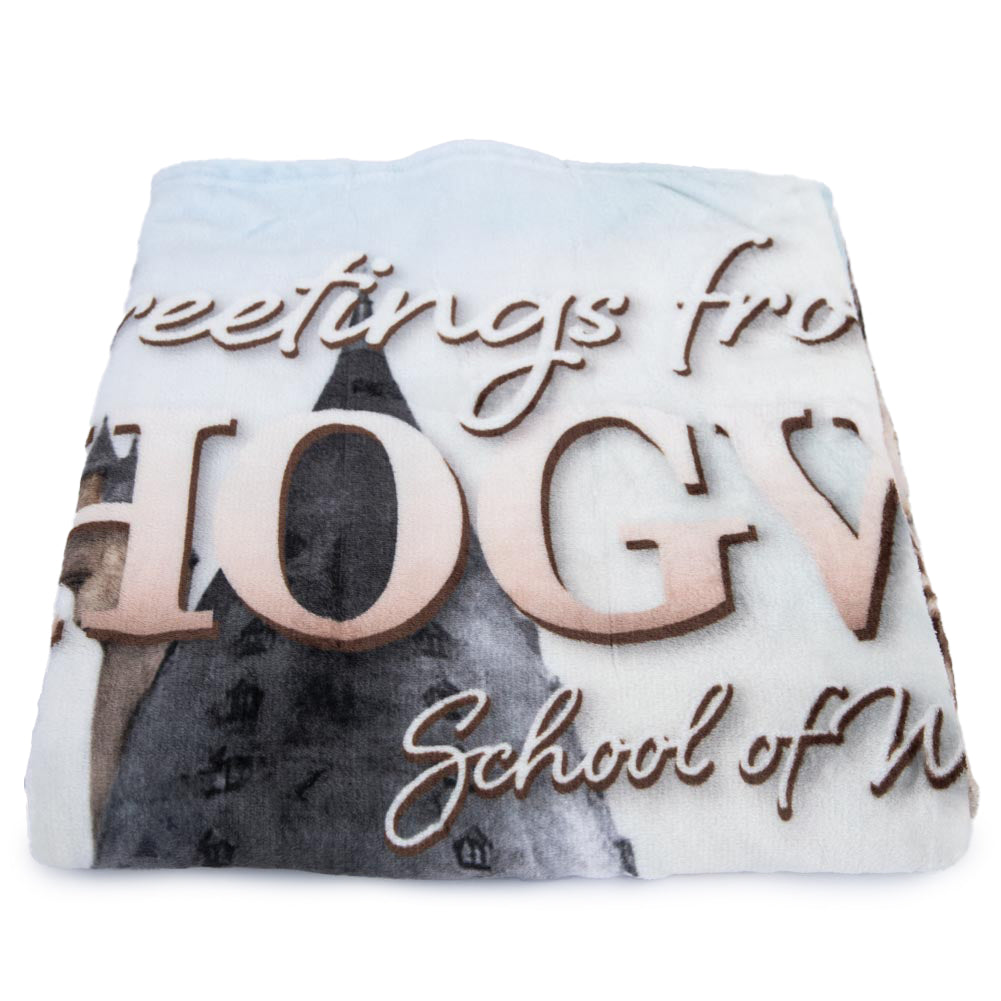 Harry Potter Hogwarts Castle Premium Fleece Blanket: 3 Blankets By Harry Potter