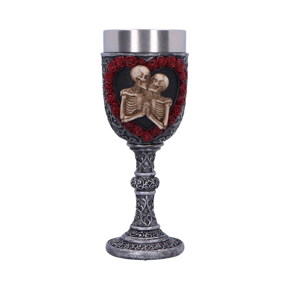 To Have and To Hold Skeleton Lovers Goblet 19.5cm: 4 - Goblets & Chalices By Gift Moments