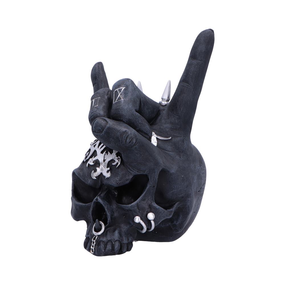Horns Up Rocking Skull Ornament: 5 - Figures & Collectables By Gift Moments