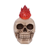 Hot-Headed Decorative Resin Skull: 3 - Figurines Medium (15-29cm) By NN Designs