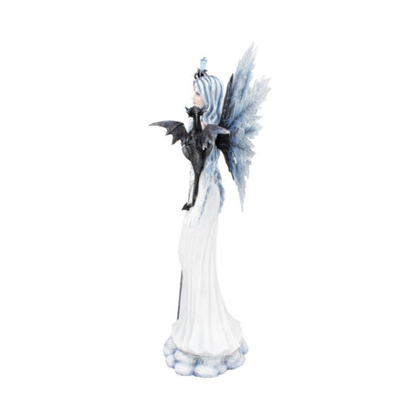 Ice Fairy Figurine With Dragon Companion Adica 57cm: 3 Figures & Collectables By Gift Moments