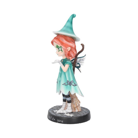 I’ll Put A Spell On You Fairy With her Broomstick 19.5cm: 3 - Figurines Medium (15-29cm) By Gift Moments