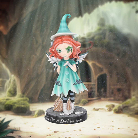 I’ll Put A Spell On You Fairy With her Broomstick 19.5cm: 1 - Figurines Medium (15-29cm) By Gift Moments