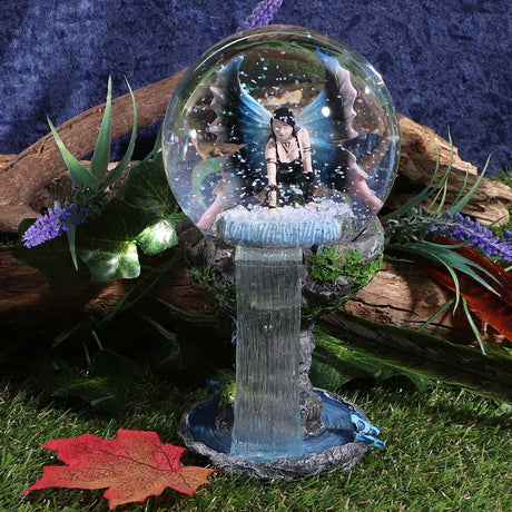 Immortal Flight Anne Stokes Fairy Snowglobe 100mm: 1 - Snow Globes By Anne Stokes