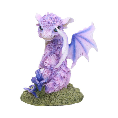 Iris Flower Dragon Figurine: 3 - Figurines Small (Under 15cm) By NN Designs