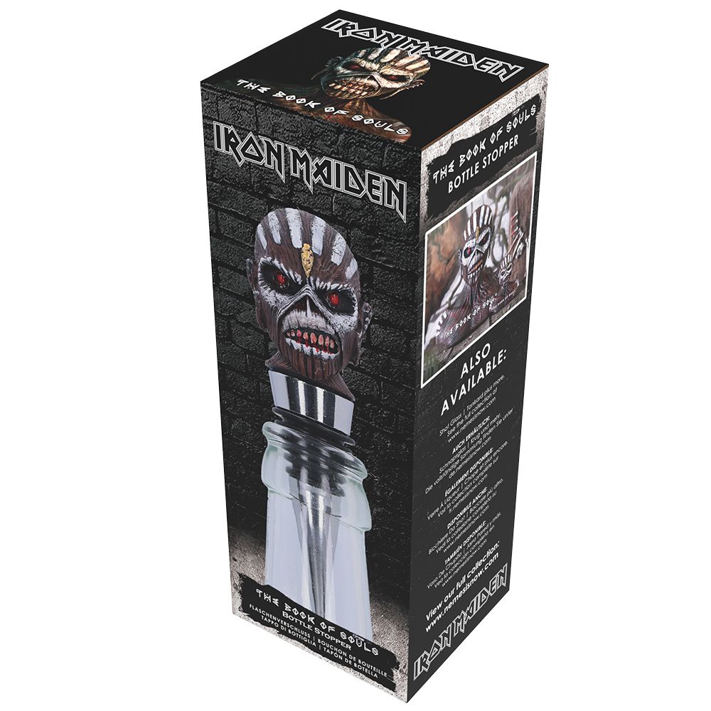 Iron Maiden Eddie Book of Souls Bottle Stopper: 8 - Bottle Stoppers By Iron Maiden