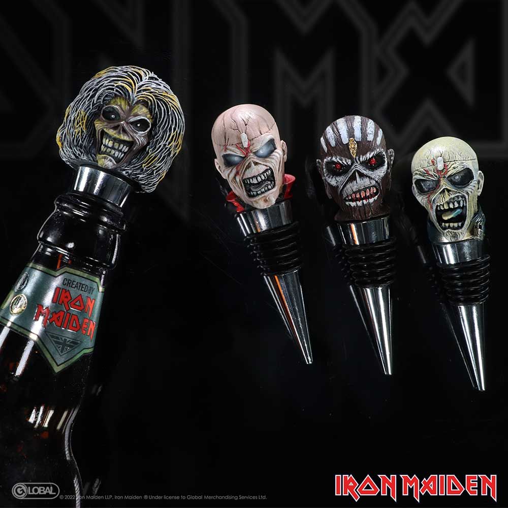 Iron Maiden Eddie Piece of Mind Bottle Stopper: 9 - Bottle Stoppers By Iron Maiden