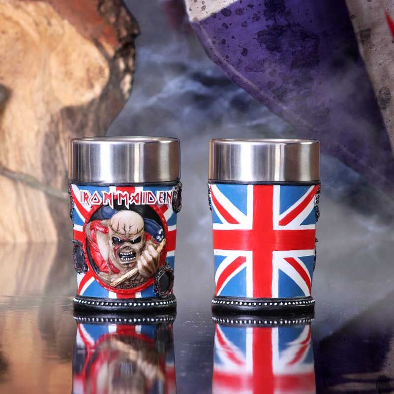 Iron Maiden Eddie The Trooper Shot Glass - Shop Shot Glasses At Gift Moments - 2