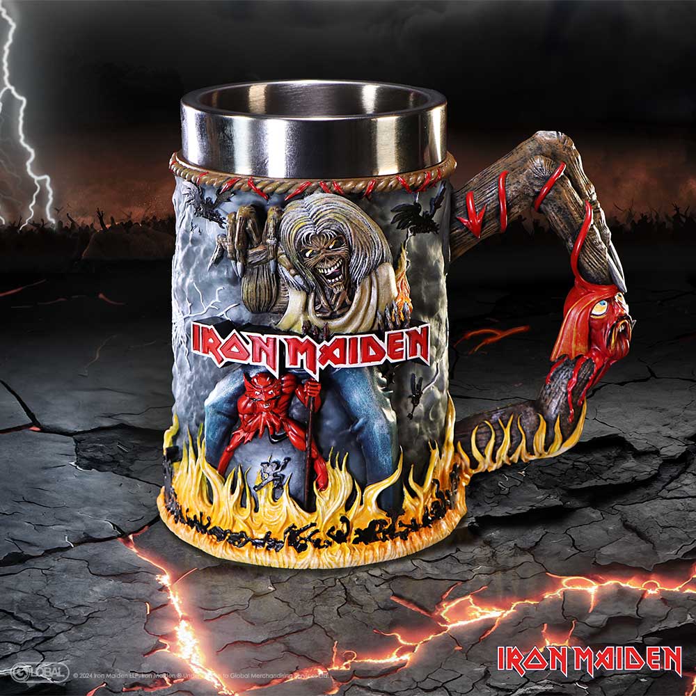 Iron Maiden The Number of the Beast Album Tankard - Shop Tankards At Gift Moments - 1