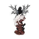 Isabelle 57cm Dark Fairy and White Dragon Figurine: 5 Figures & Collectables By Gift Moments