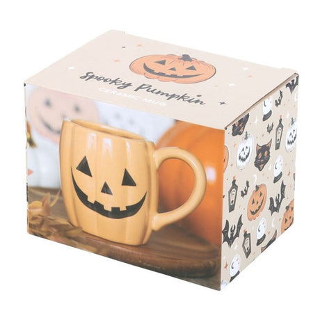 Jack-o’-Lantern Pumpkin Shaped Mug: 5 - Mugs By Gift Moments