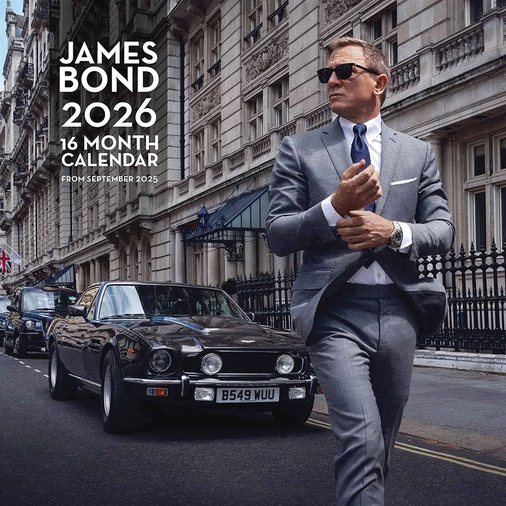 James Bond Square Calendar 2026: 1 - Calendars By James Bond
