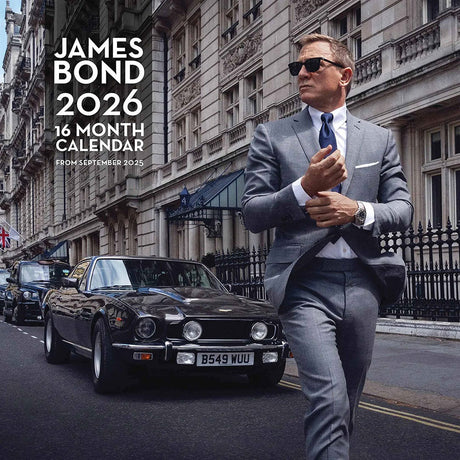 James Bond Square Calendar 2026: 1 - Calendars By James Bond