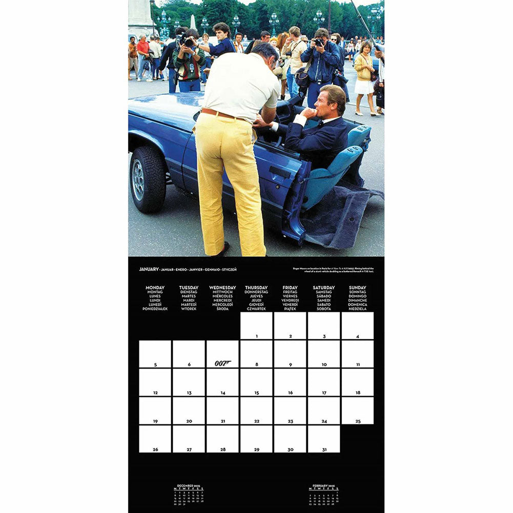 James Bond Square Calendar 2026: 2 - Calendars By James Bond