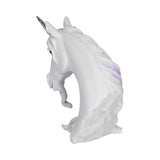 Jewelled Magnificence Small White Unicorn Bust Ornament: 5 Figurines Medium (15 29cm) By Gift Moments