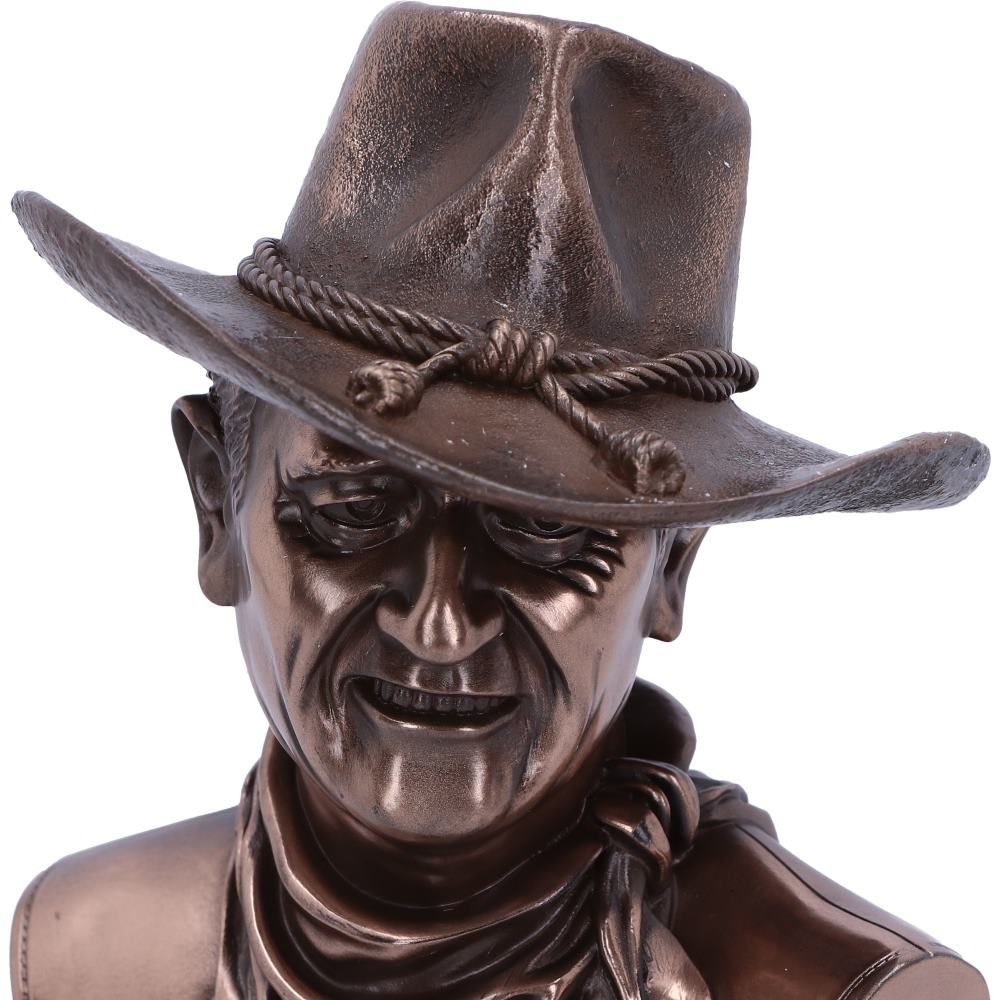 John Wayne Bronze Bust 18cm: 6 Figures & Collectables By John Wayne