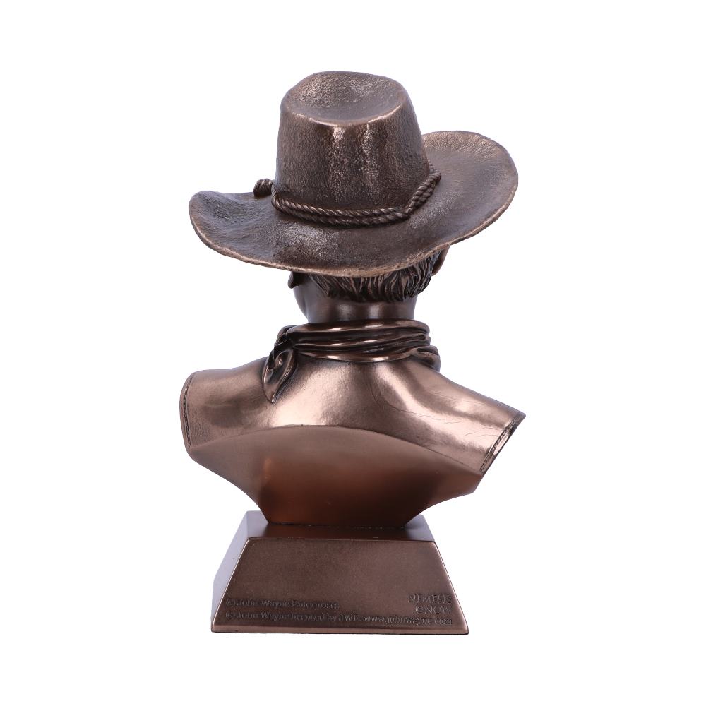 John Wayne Bronze Bust 18cm: 4 Figures & Collectables By John Wayne