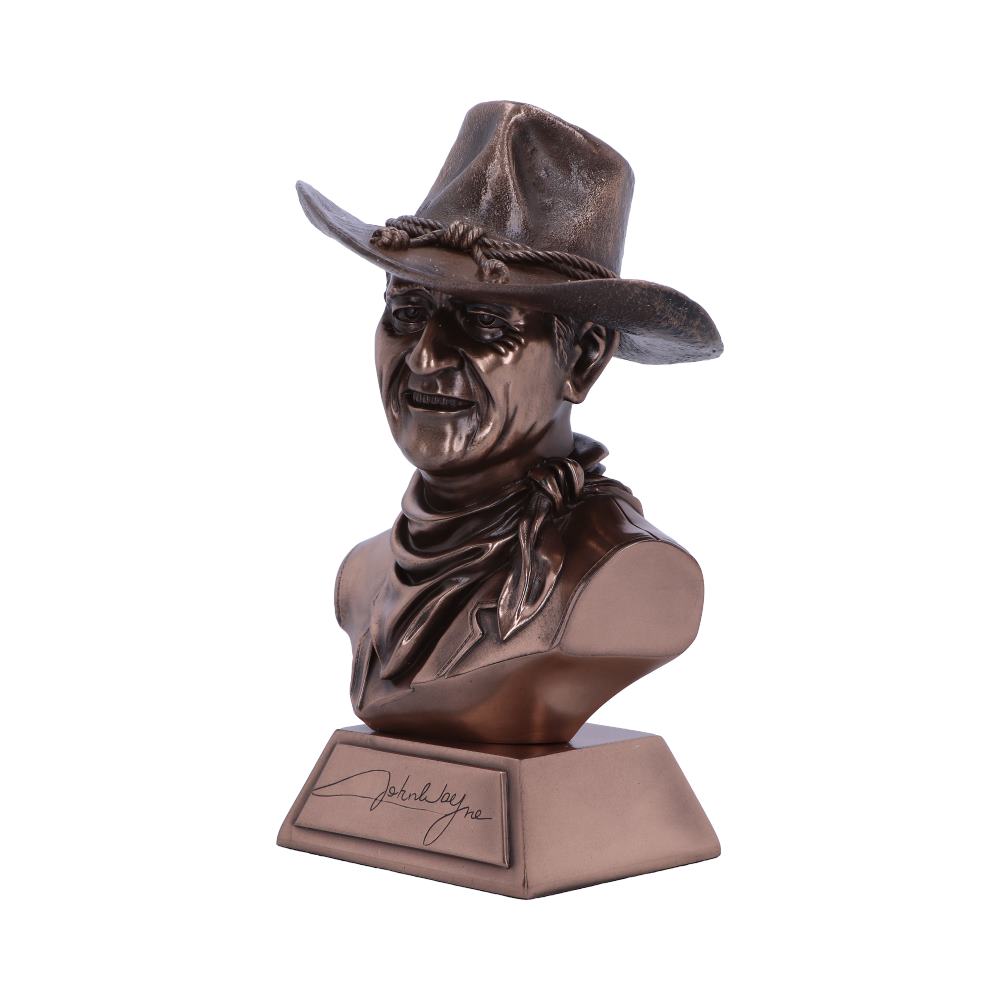 John Wayne Bronze Bust 18cm: 3 Figures & Collectables By John Wayne