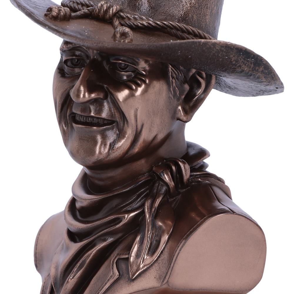 John Wayne Bronze Bust 18cm: 7 Figures & Collectables By John Wayne