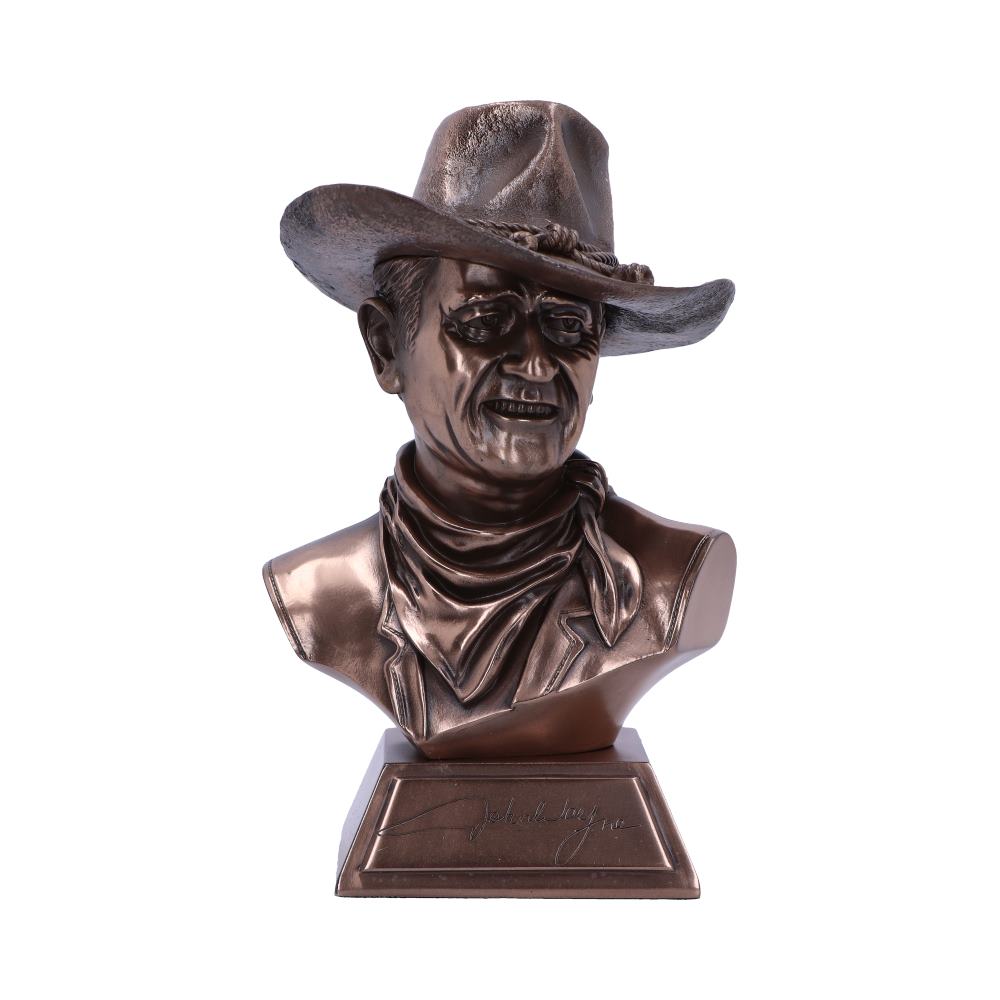 John Wayne Bronze Bust 18cm: 2 Figures & Collectables By John Wayne