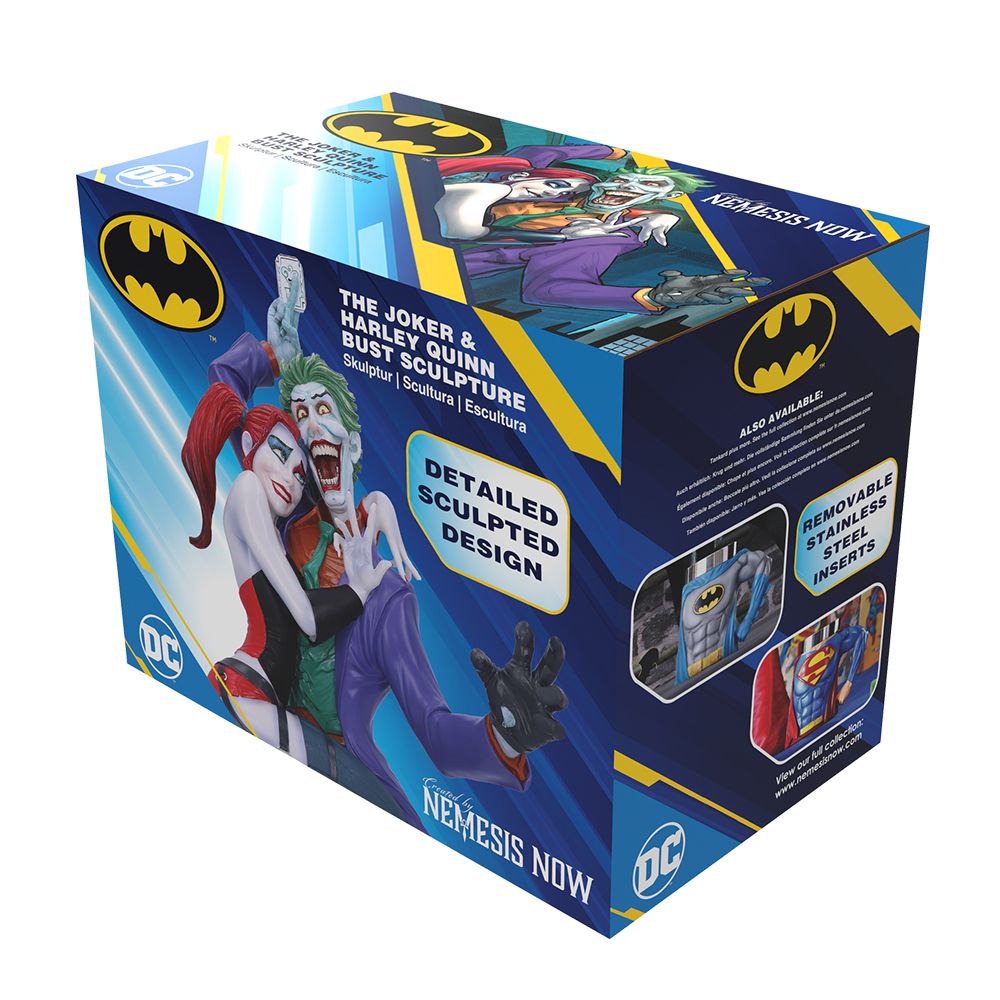 The Joker and Harley Quinn Bust: 8 - Figures & Collectables By Batman