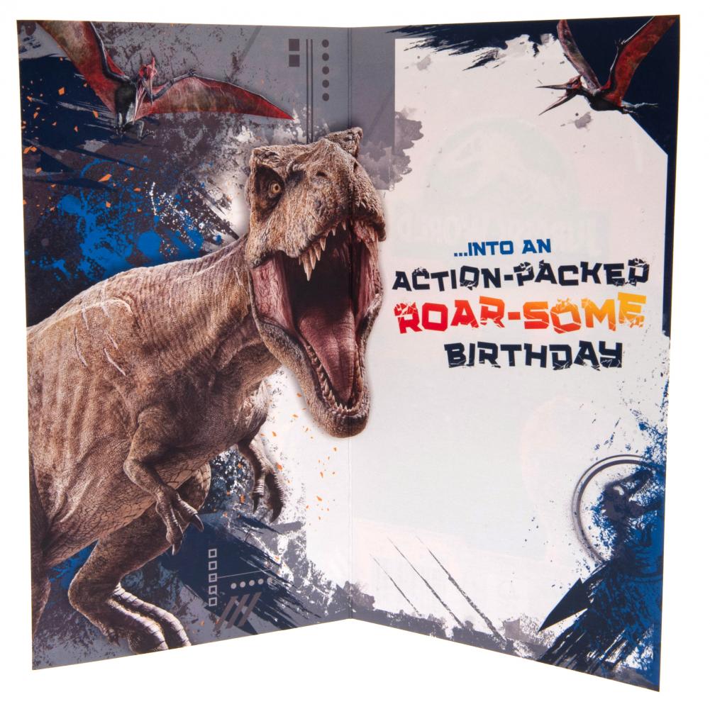 Jurassic World Birthday Card: 3 - Greeting Cards By Jurassic World
