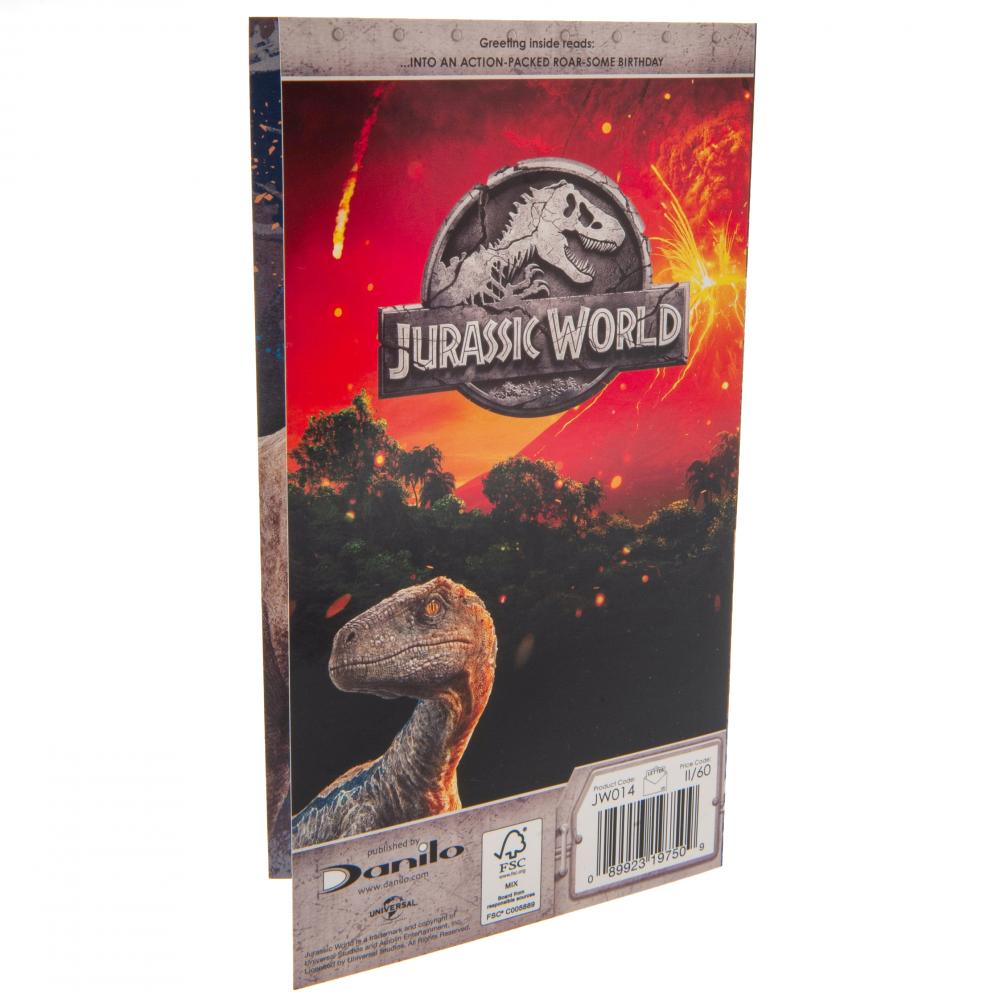 Jurassic World Birthday Card: 4 - Greeting Cards By Jurassic World