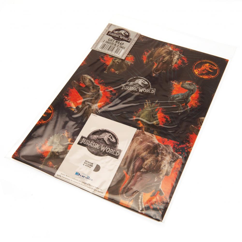 Jurassic World Gift Wrap: 4 - Gift Wrap & Bags By Jurassic World
