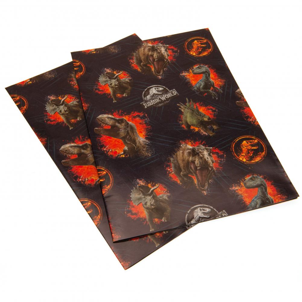 Jurassic World Gift Wrap: 3 - Gift Wrap & Bags By Jurassic World